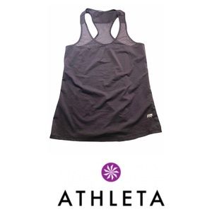 Athleta Perforated Purple Razorback Tank